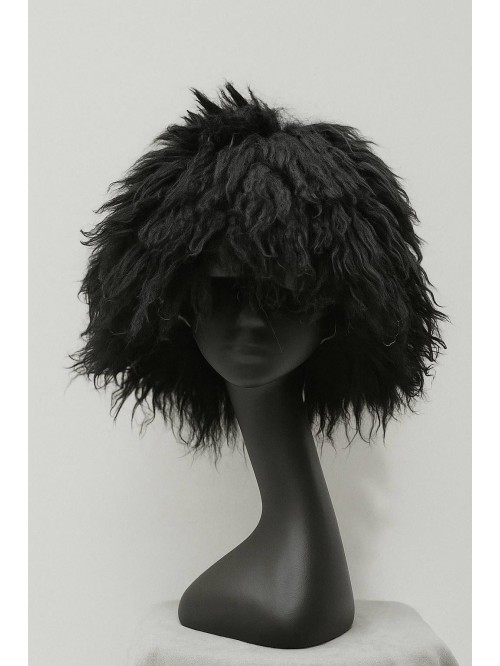 ფაფახი შავი გრძელბეწვიანი 