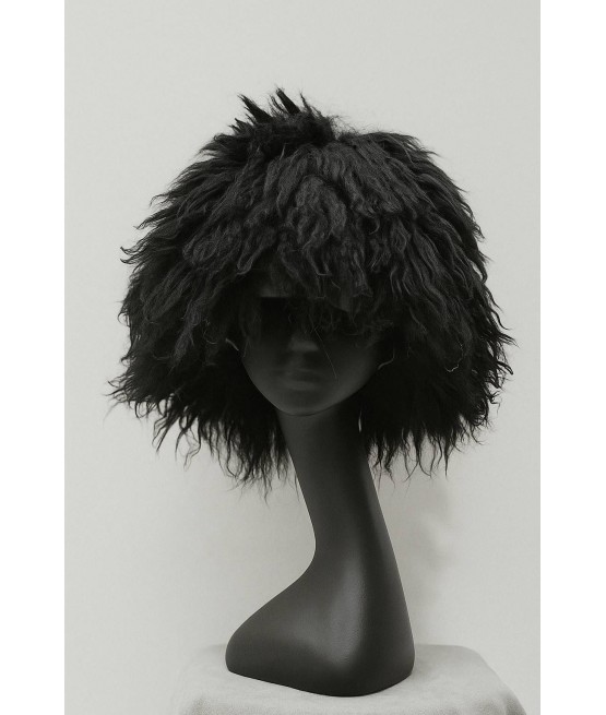 ფაფახი შავი გრძელბეწვიანი 