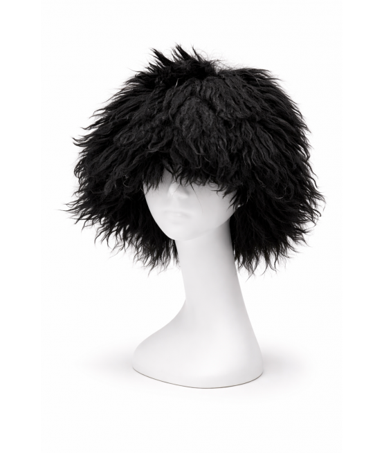 ფაფახი შავი გრძელბეწვიანი 